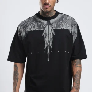 Streak Black Oversized T-shirt